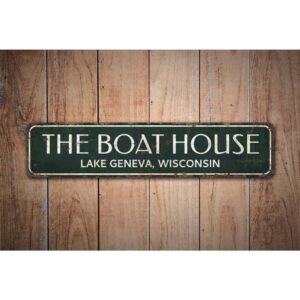 The-Boat-House-Sign-Premium-Quality-Rustic-Metal-Sign-Images