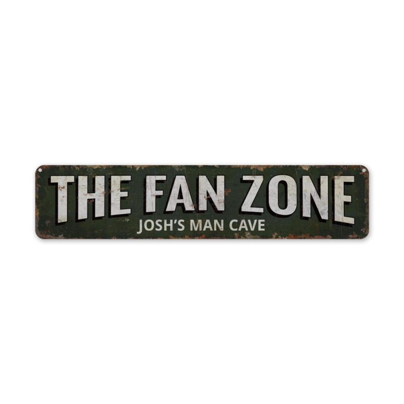 The-Fan-Zone-Sign-Premium-Quality-Rustic-Metal-Sign-2