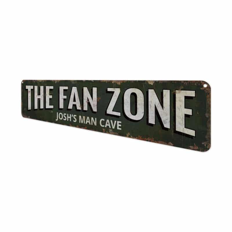 The-Fan-Zone-Sign-Premium-Quality-Rustic-Metal-Sign-4