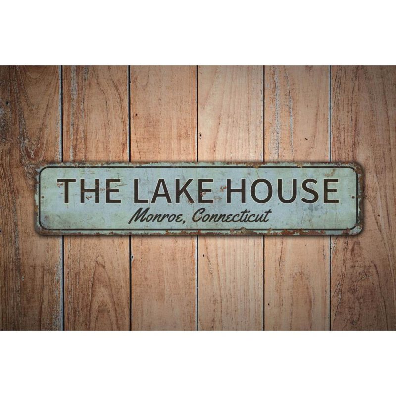 The-Lake-House-Premium-Quality-Rustic-Metal-Sign-Images