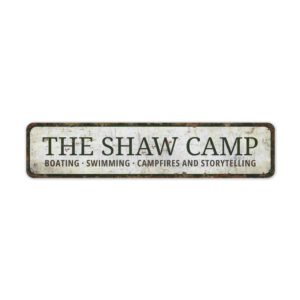 The-Shaw-Camp-Premium-Quality-Rustic-Metal-Sign-2