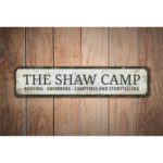 The-Shaw-Camp-Premium-Quality-Rustic-Metal-Sign-Images