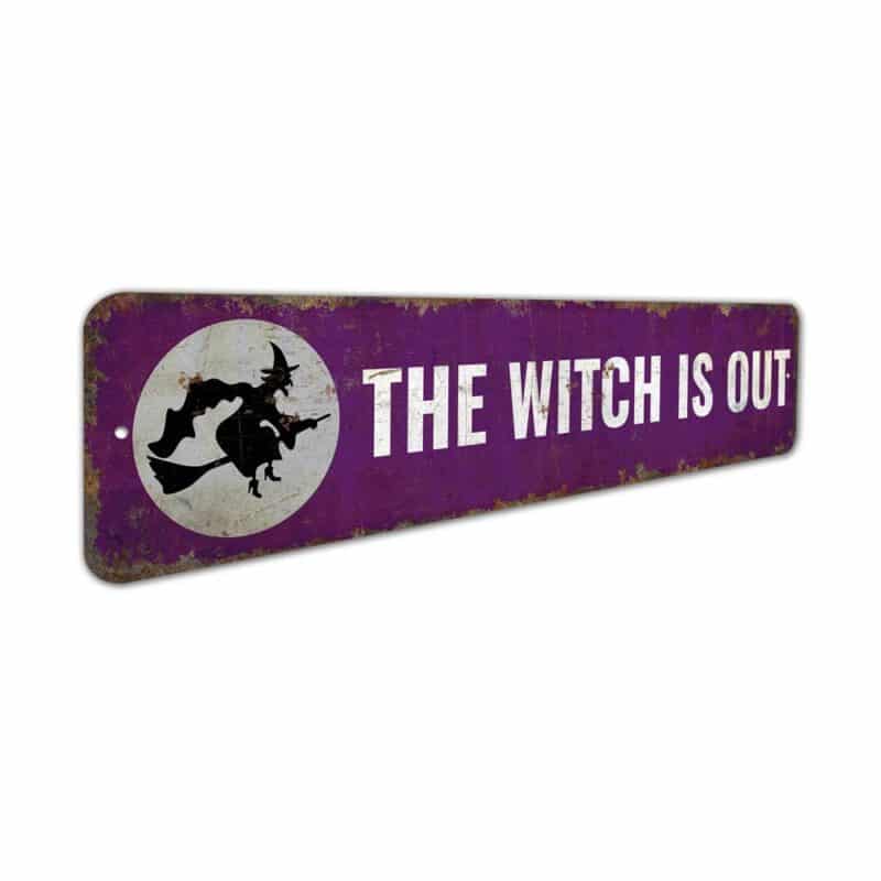 The-Witch-Is-Out-Premium-Quality-Rustic-Metal-Sign-3