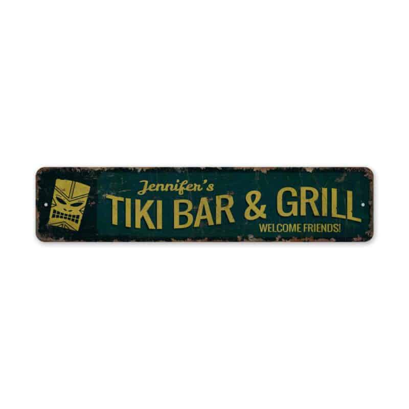 Tiki-Bar-And-Grill-Premium-Quality-Rustic-Metal-Sign-2