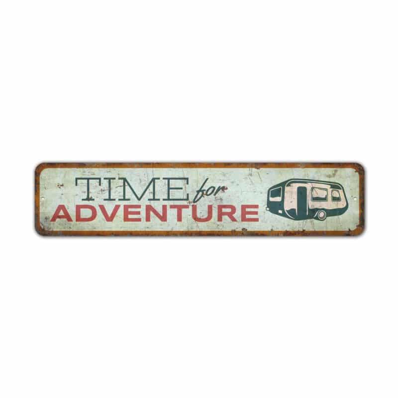 Time-for-Adventure-Sign-Premium-Quality-Rustic-Metal-Sign-2