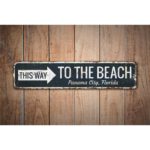 To-The-Beach-Arrow-Premium-Quality-Rustic-Metal-Sign-Images-1