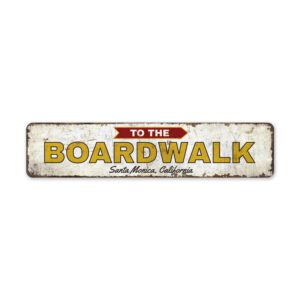 To-The-Boardwalk-Sign-Premium-Quality-Rustic-Metal-Sign-2