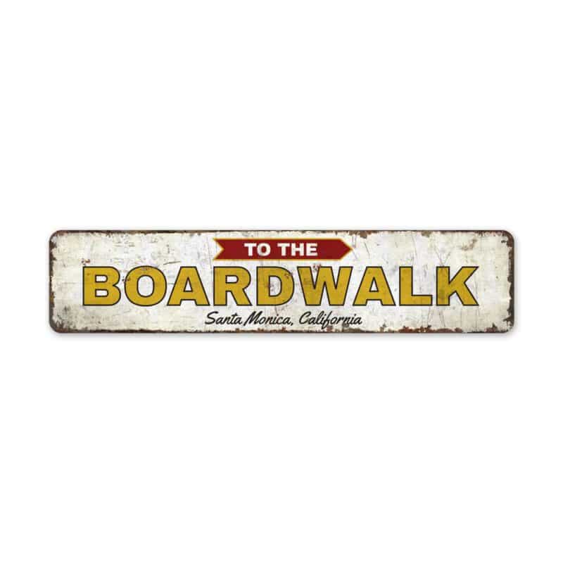 To-The-Boardwalk-Sign-Premium-Quality-Rustic-Metal-Sign-2