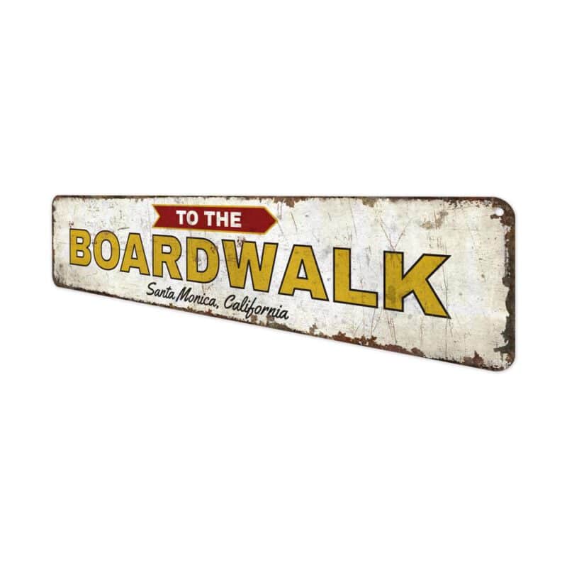 To-The-Boardwalk-Sign-Premium-Quality-Rustic-Metal-Sign-4