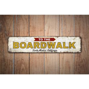 To-The-Boardwalk-Sign-Premium-Quality-Rustic-Metal-Sign-Images