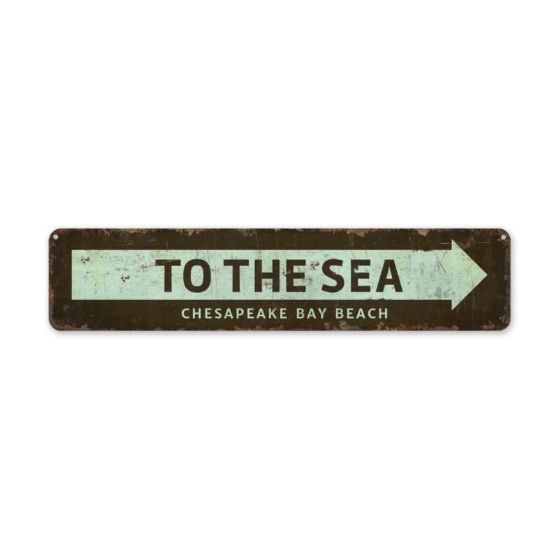 To-The-Sea-Sign-Premium-Quality-Rustic-Metal-Sign-2