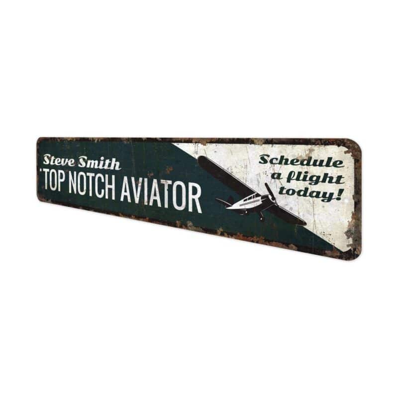 Top-Notch-Aviator-Premium-Quality-Rustic-Metal-Sign-4