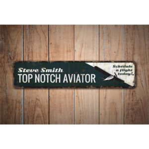 Top-Notch-Aviator-Premium-Quality-Rustic-Metal-Sign-Images