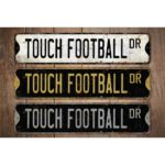 Touch-Football-Premium-Quality-Rustic-Metal-Sign-Images