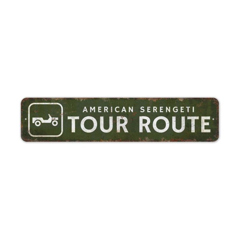Tour-Route-Sign-Premium-Quality-Rustic-Metal-Sign-2