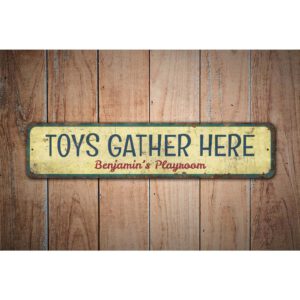 Toys-Gather-Here-Premium-Quality-Rustic-Metal-Sign-Images