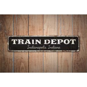 Train-Depot-Sign-Premium-Quality-Rustic-Metal-Sign-Images