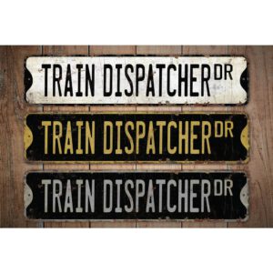 Train-Dispatcher-Premium-Quality-Rustic-Metal-Sign-Images