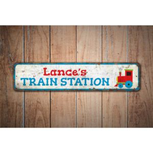 Train-Station-Premium-Quality-Rustic-Metal-Sign-Images