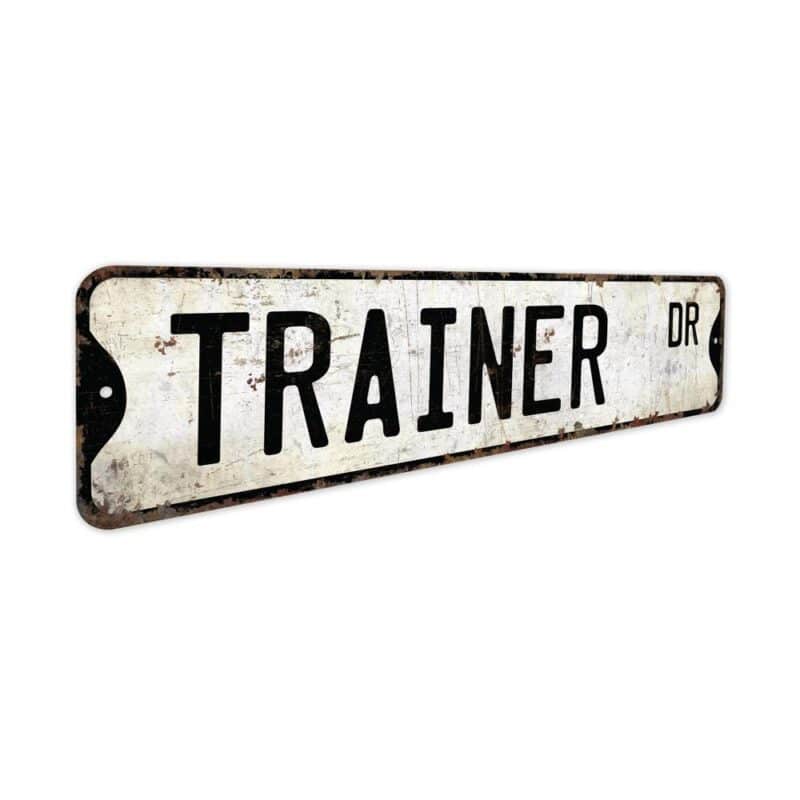 Trainer-Premium-Quality-Rustic-Metal-Sign-3