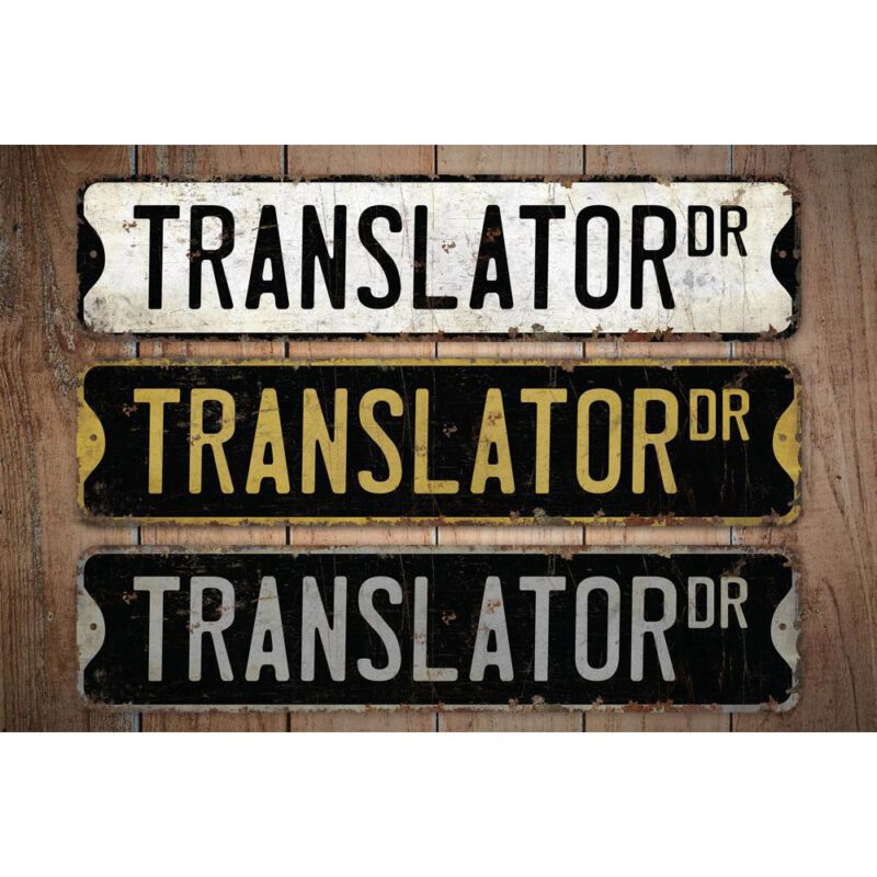 Translator-Premium-Quality-Rustic-Metal-Sign-Images