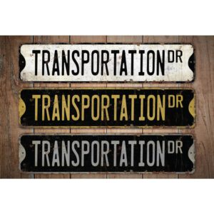 Transportation-Premium-Quality-Rustic-Metal-Sign-Images