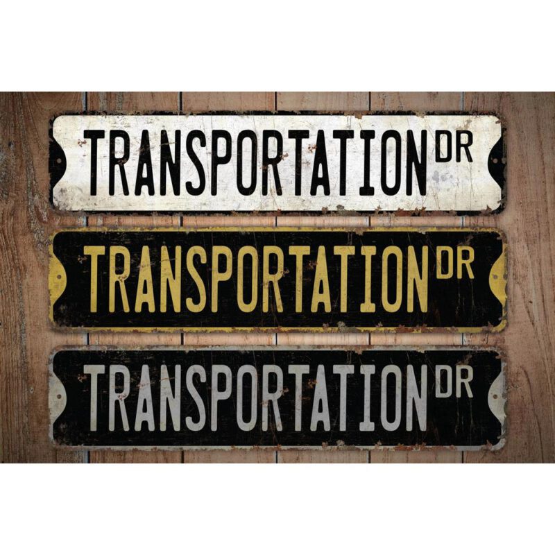 Transportation-Premium-Quality-Rustic-Metal-Sign-Images