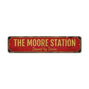 Travel-by-Train-Sign-Premium-Quality-Rustic-Metal-Sign-2