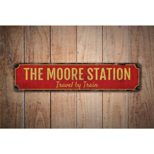 Travel-by-Train-Sign-Premium-Quality-Rustic-Metal-Sign-Images