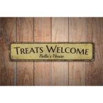 Treats-Welcome-Premium-Quality-Rustic-Metal-Sign-Images