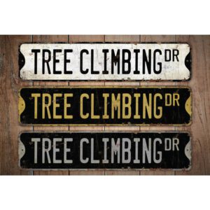 Tree-Climbing-Premium-Quality-Rustic-Metal-Sign-Images