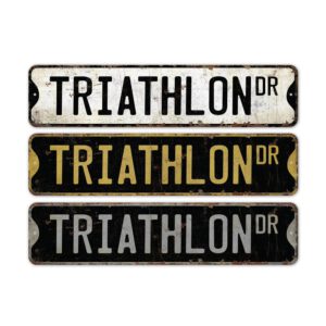 Triathlon-Premium-Quality-Rustic-Metal-Sign-2