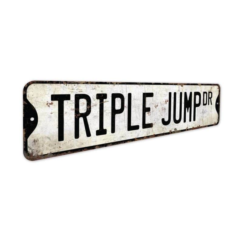 Triple-Jump-Premium-Quality-Rustic-Metal-Sign-3