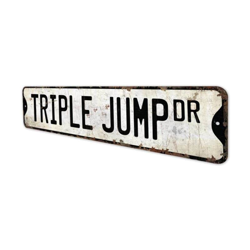 Triple-Jump-Premium-Quality-Rustic-Metal-Sign-4