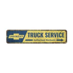 Truck-Service-Sign-Premium-Quality-Rustic-Metal-Sign-2