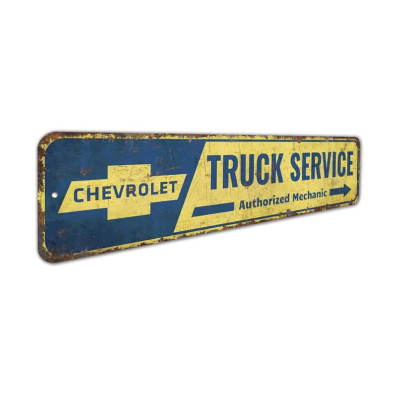 Truck-Service-Sign-Premium-Quality-Rustic-Metal-Sign-3