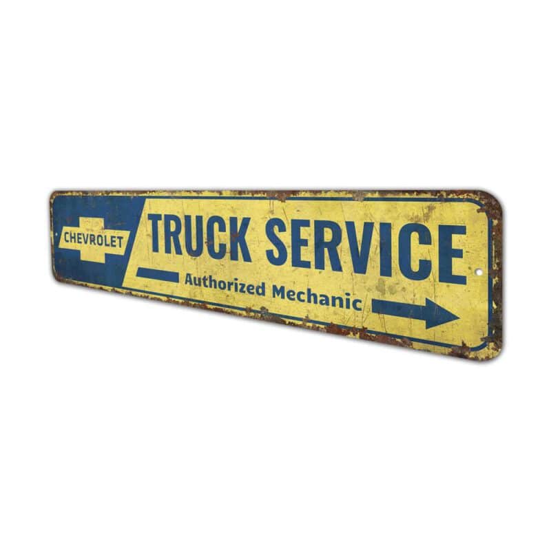 Truck-Service-Sign-Premium-Quality-Rustic-Metal-Sign-4