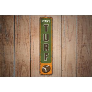 Turf-Sign-Premium-Quality-Rustic-Metal-Sign-Images