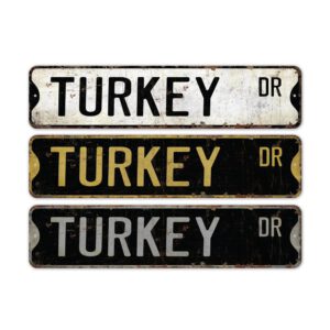 Turkey-Premium-Quality-Rustic-Metal-Sign-2