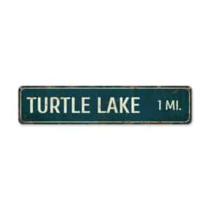 Turtle-Lake-Mileage-Premium-Quality-Rustic-Metal-Sign-2