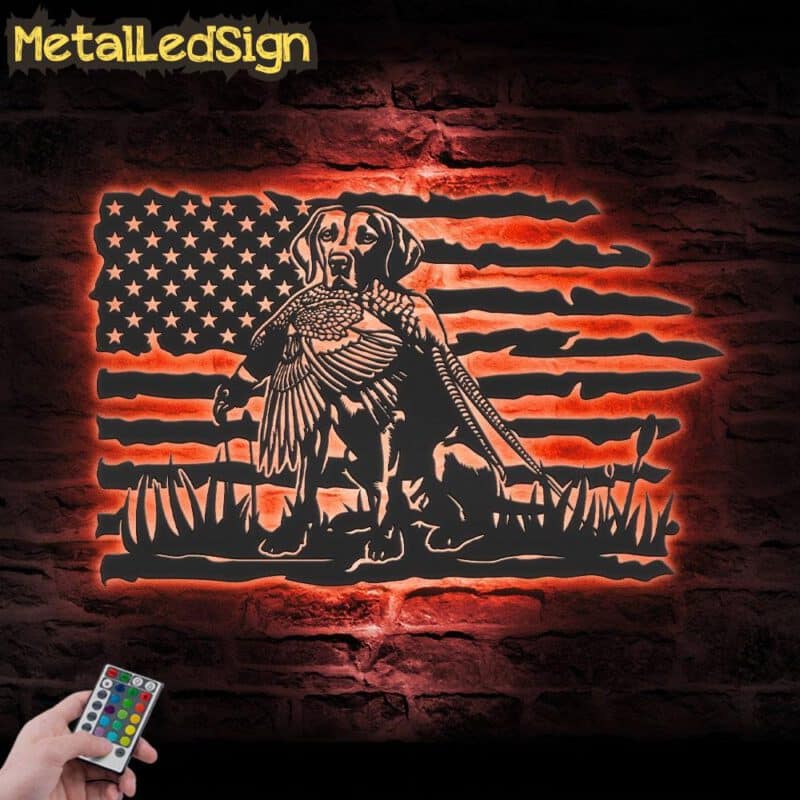 US-Flag-Pheasant-English-Pointer-Dog-Hunting-Metal-Wall-Art-LED-Light-5.jpg