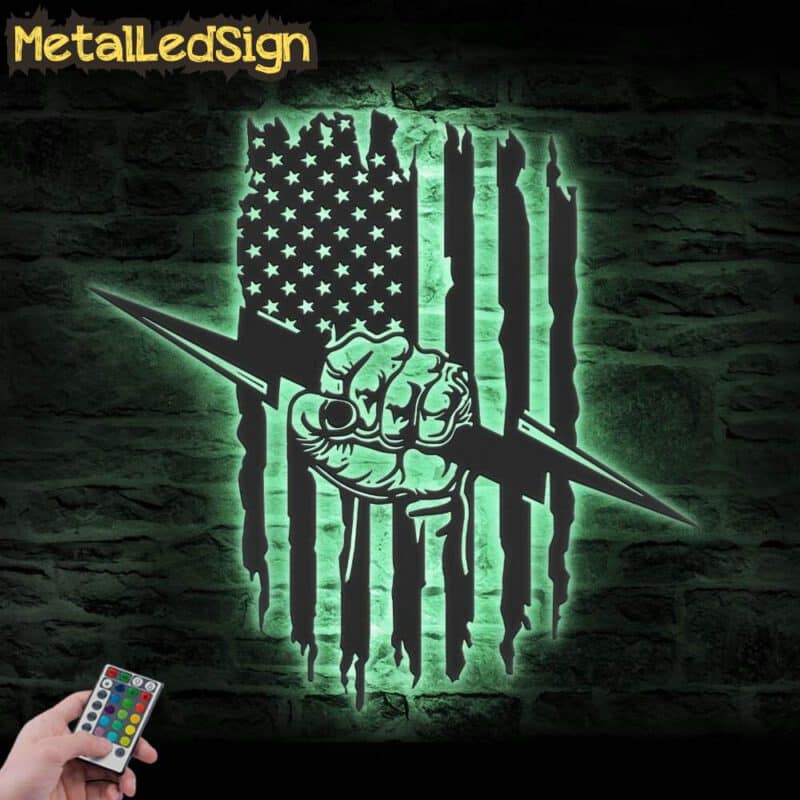 US-Lineman-Electrician-Metal-Wall-Art-LED-Light-7.jpg