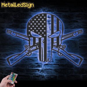 US-Punisher-Skull-Cross-Rifles-Metal-Wall-Art-LED-Light-3.jpg