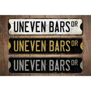 Uneven-Bars-Premium-Quality-Rustic-Metal-Sign-Images