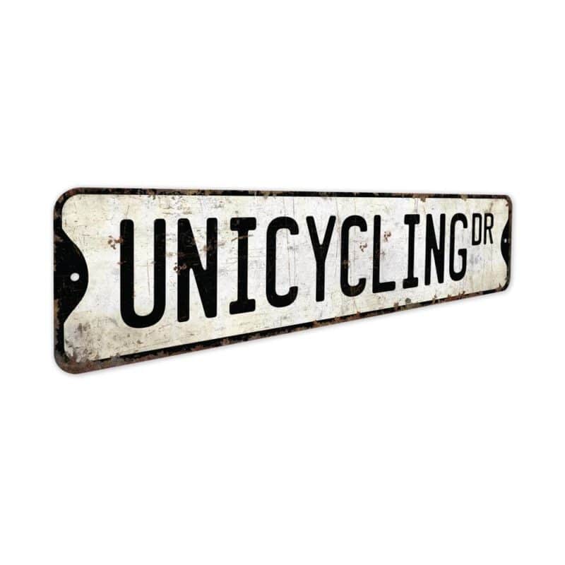 Unicycling-Premium-Quality-Rustic-Metal-Sign-3