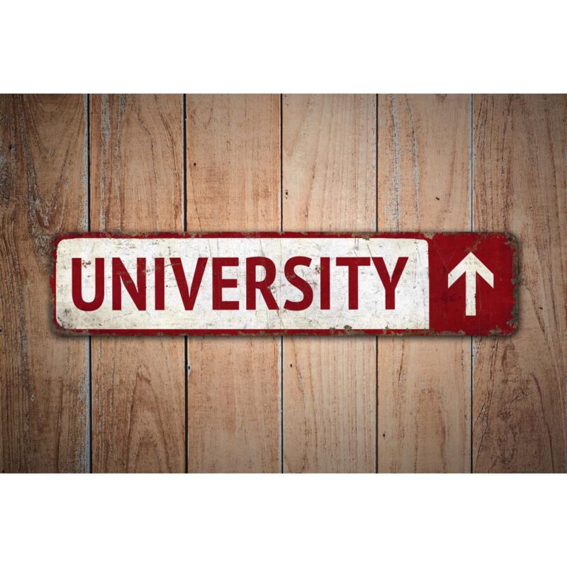 University-Sign-Premium-Quality-Rustic-Metal-Sign-Images