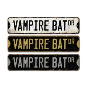 Vampire-BAT-Premium-Quality-Rustic-Metal-Sign-2