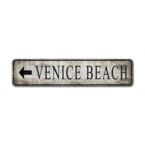 Venice-Beach-Arrow-Premium-Quality-Rustic-Metal-Sign-2