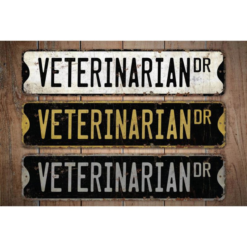 Veterinarian-Premium-Quality-Rustic-Metal-Sign-Images