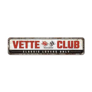 Vette-Club-Sign-Premium-Quality-Rustic-Metal-Sign-2